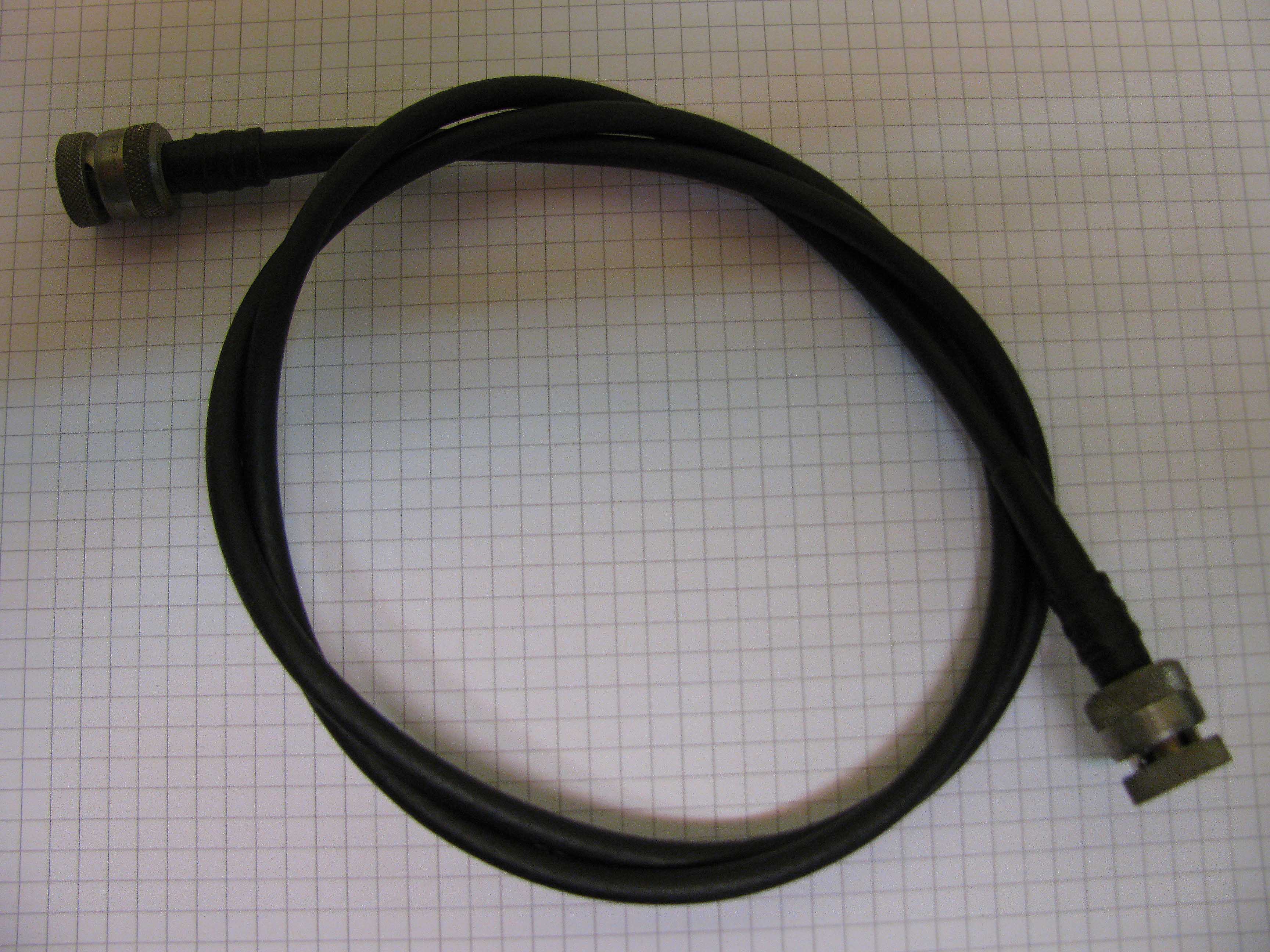 black cable with BNC connectors