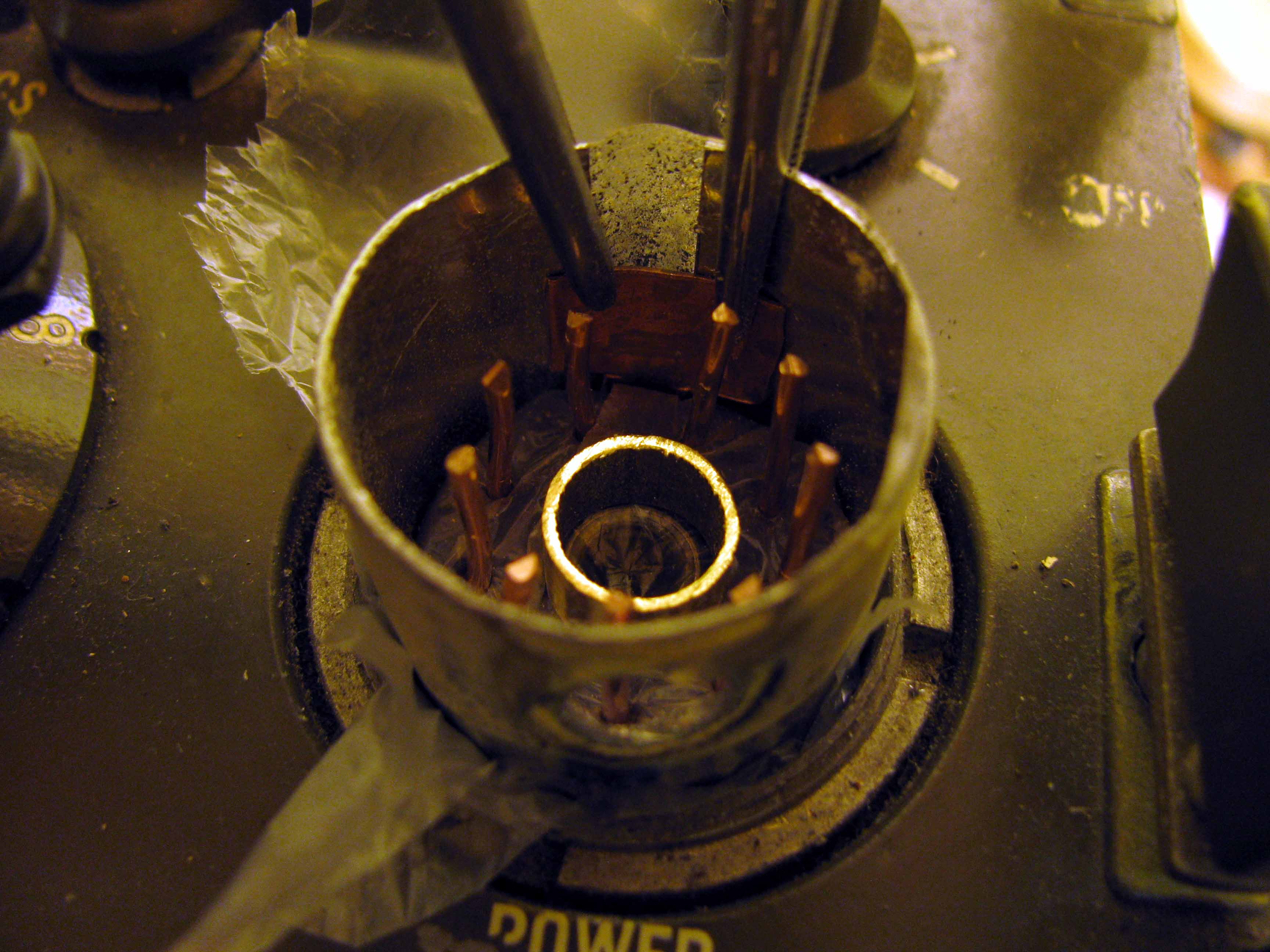 Outer casing before casting resin